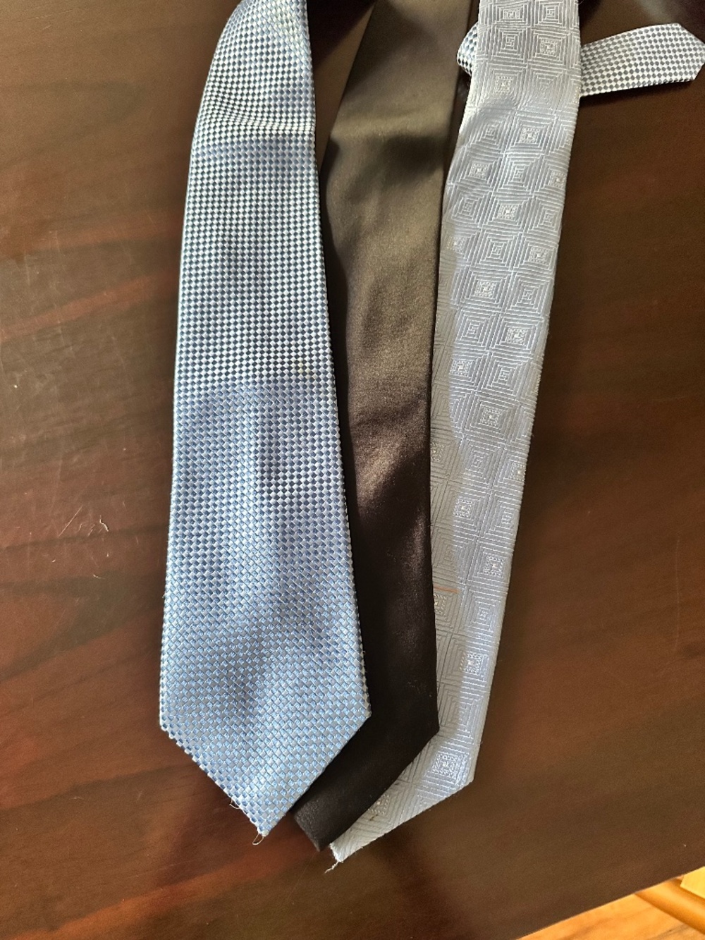 Three Donald J Trump Signature Collection Silk Neckties